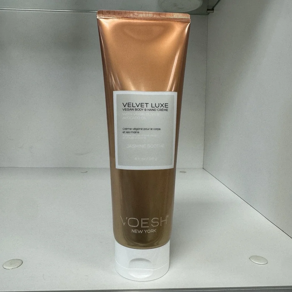 VOESH Velvet Luxe Jasmine Soothe Vegan Body & Hand Creme Lotion‎ 8.5 oz